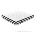 Matelas de chambre à coucher en mousse à mémoire de forme confortable en tissu doux pour la peau ODM sans mousse à mémoire de forme